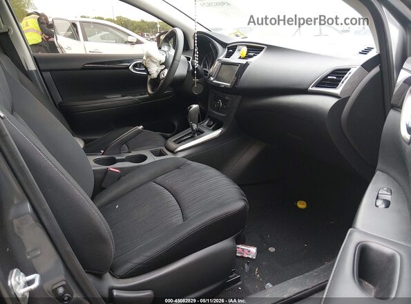 3N1AB7AP5KL607801 2019 NISSAN SENTRA Gray Vista interior delantera