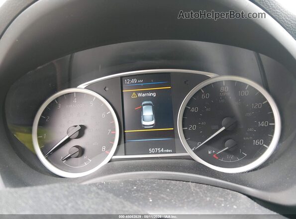 3N1AB7AP5KL607801 2019 NISSAN SENTRA Gray Vista de los asientos traseros