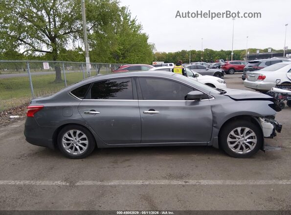 3N1AB7AP5KL607801 2019 NISSAN SENTRA Gray Vista interior trasera