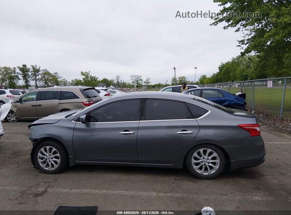3N1AB7AP5KL607801 2019 NISSAN SENTRA Gray Vista interior de 360 grados