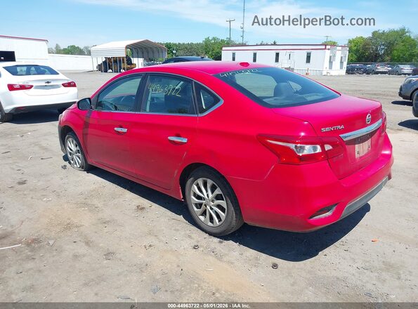 3N1AB7AP5KL610763 2019 NISSAN SENTRA Red 