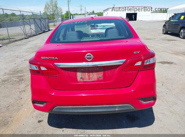 3N1AB7AP5KL610763 2019 NISSAN SENTRA Red 