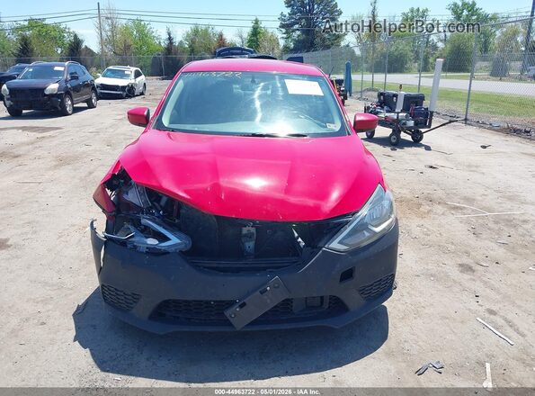 3N1AB7AP5KL610763 2019 NISSAN SENTRA Red 