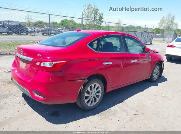 3N1AB7AP5KL610763 2019 NISSAN SENTRA Red 
