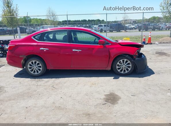 3N1AB7AP5KL610763 2019 NISSAN SENTRA Red 