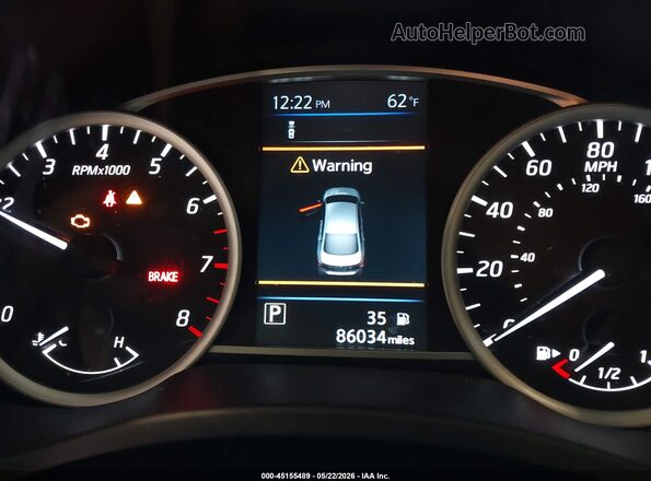 3N1AB7AP5KL611122 2019 NISSAN SENTRA Black Вид задніх сидінь