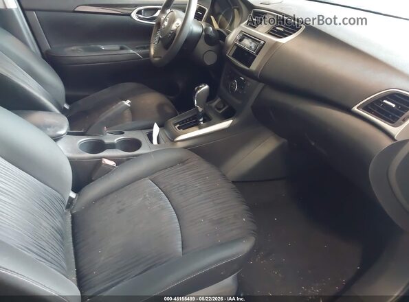 3N1AB7AP5KL611122 2019 NISSAN SENTRA Black Вид салону спереду