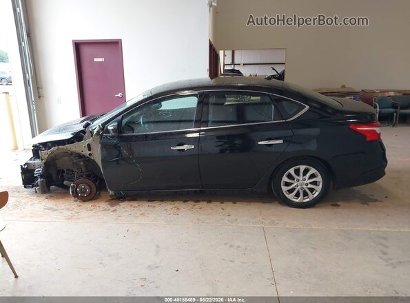 3N1AB7AP5KL611122 2019 NISSAN SENTRA Black 