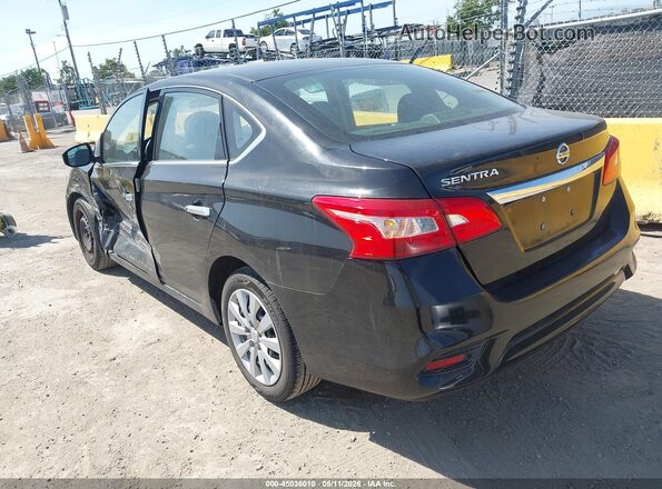 3N1AB7AP5KY247898 2019 NISSAN SENTRA Black Հետևի ձախ