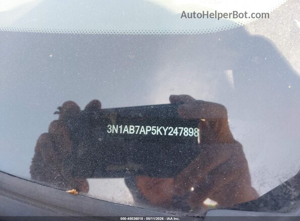 3N1AB7AP5KY247898 2019 NISSAN SENTRA Black Շարժիչի բաժամունքի տեսք