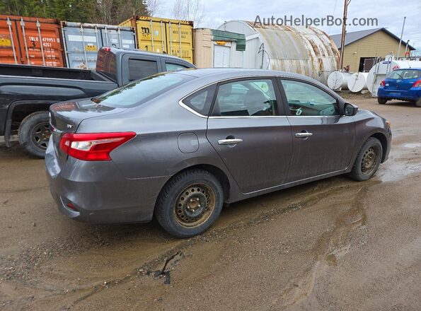 3N1AB7AP5KY317707 2019 NISSAN SENTRA Gray Tył prawy