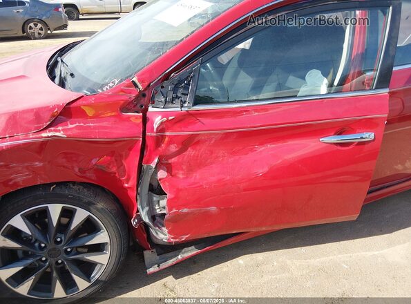 3N1AB7AP5KY339447 2019 NISSAN SENTRA Red Widok z przodu