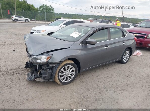 3N1AB7AP5KY339562 2019 NISSAN SENTRA Gray 