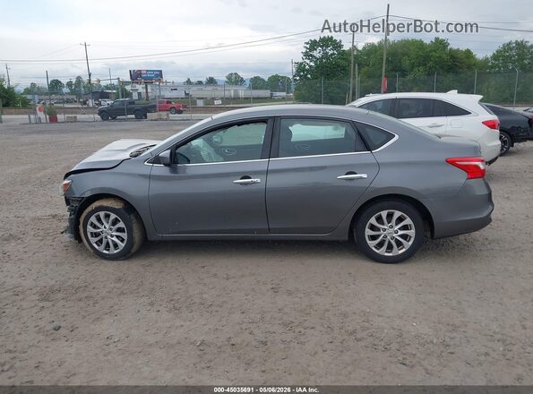 3N1AB7AP5KY339562 2019 NISSAN SENTRA Gray 