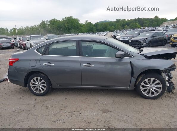 3N1AB7AP5KY339562 2019 NISSAN SENTRA Gray 