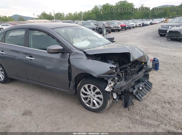 3N1AB7AP5KY339562 2019 NISSAN SENTRA Gray 