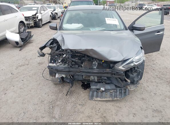 3N1AB7AP5KY339562 2019 NISSAN SENTRA Gray 