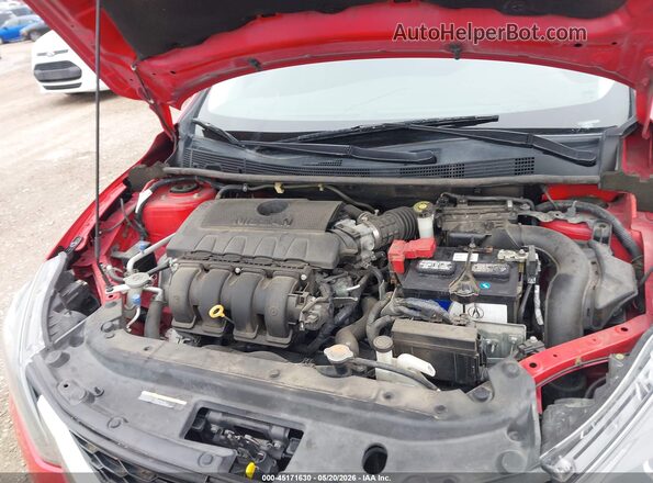 3N1AB7AP5KY340162 2019 NISSAN SENTRA Red Widok z tyłu