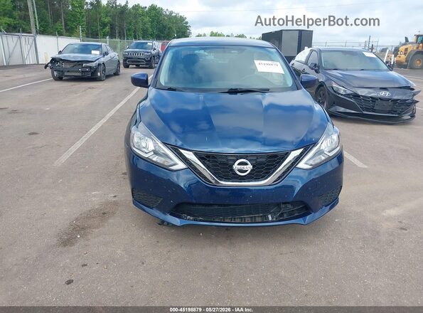 3N1AB7AP5KY372125 2019 NISSAN SENTRA Blue Vista frontal
