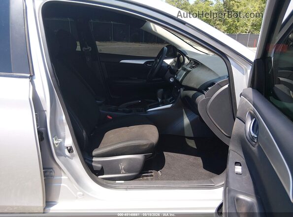3N1AB7AP5KY402319 2019 NISSAN SENTRA Silver წინა სალონის ხედი