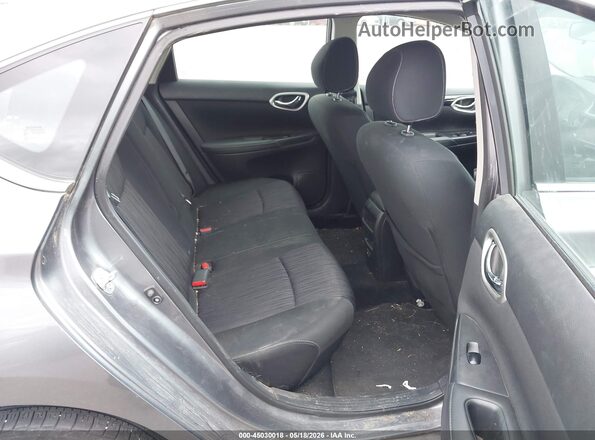 3N1AB7AP5KY442139 2019 NISSAN SENTRA Gray Widok naklejki z numerem VIN