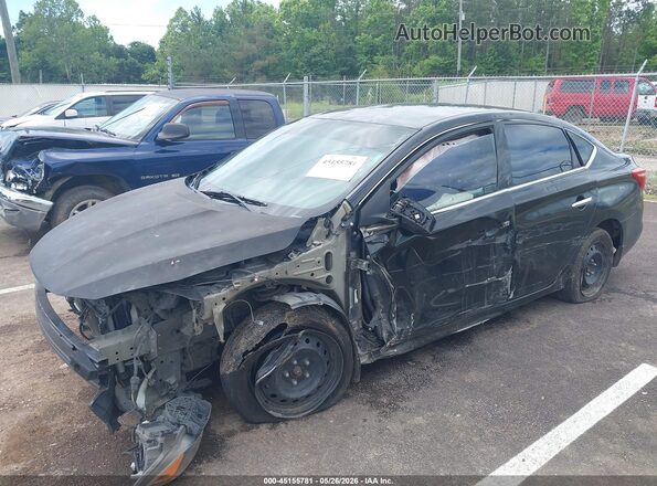 3N1AB7AP6GY228042 2016 NISSAN SENTRA Black Front view
