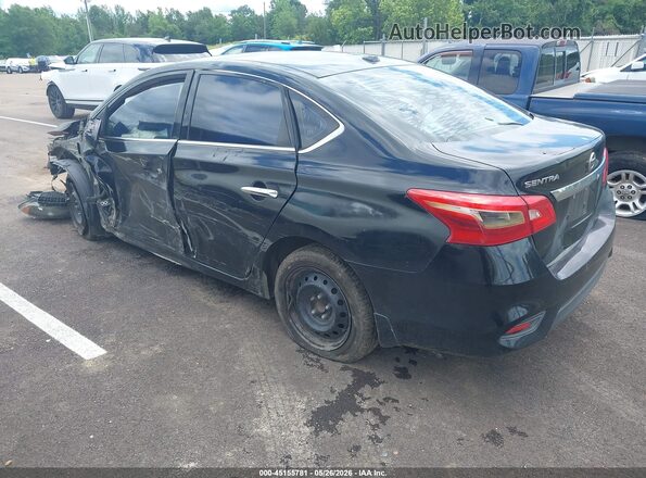 3N1AB7AP6GY228042 2016 NISSAN SENTRA Black Rear left
