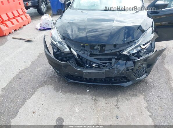 3N1AB7AP6GY296647 2016 NISSAN SENTRA Black წინა ხედი