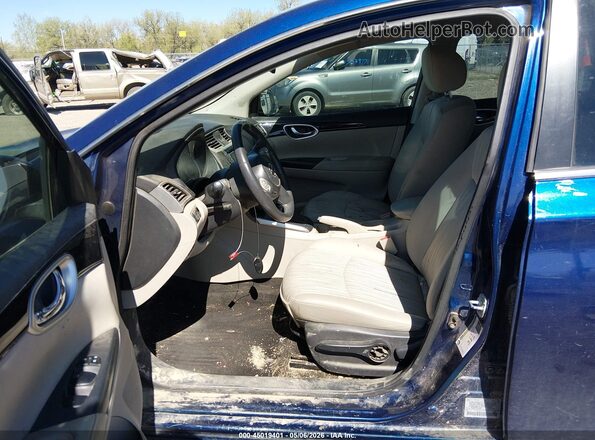 3N1AB7AP6GY319098 2016 NISSAN SENTRA Black Widok wnętrza z przodu