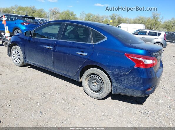 3N1AB7AP6GY319098 2016 NISSAN SENTRA Black Tył lewy