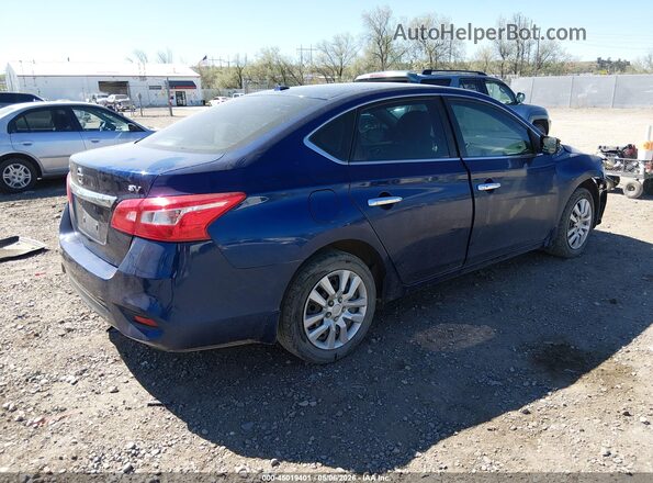 3N1AB7AP6GY319098 2016 NISSAN SENTRA Black Tył prawy