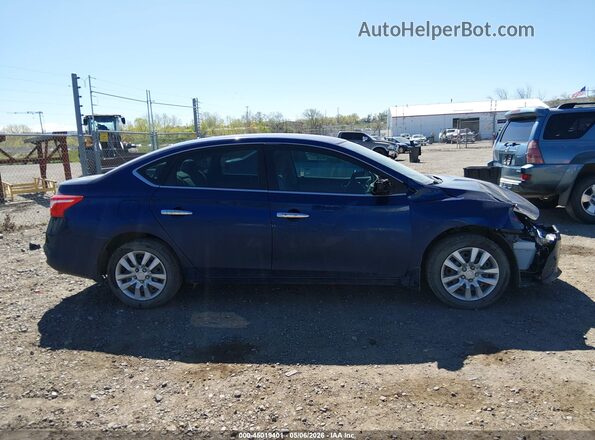 3N1AB7AP6GY319098 2016 NISSAN SENTRA Black Widok wnętrza z tyłu