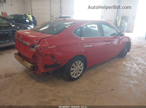 3N1AB7AP6HL671046 2017 NISSAN SENTRA Red Rear right