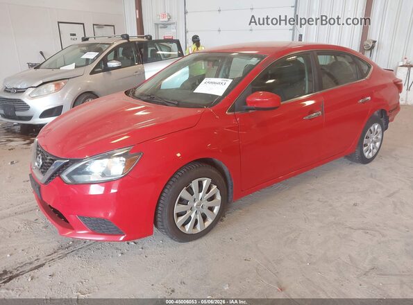 3N1AB7AP6HL671046 2017 NISSAN SENTRA Red Front left