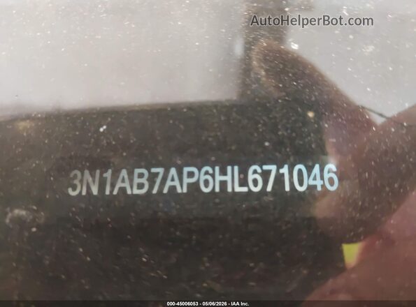 3N1AB7AP6HL671046 2017 NISSAN SENTRA Red Engine compartment view