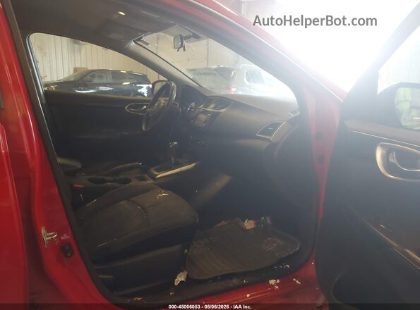 3N1AB7AP6HL671046 2017 NISSAN SENTRA Red Front interior view