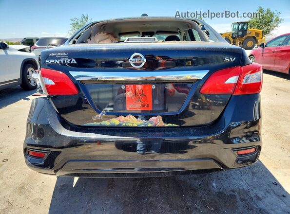 3N1AB7AP6HY315876 2017 NISSAN SENTRA Black უკანა ხედი
