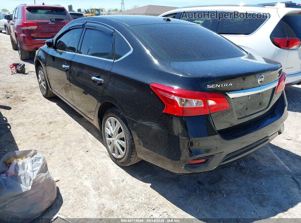 3N1AB7AP6HY362664 2017 NISSAN SENTRA Black Հետևի ձախ