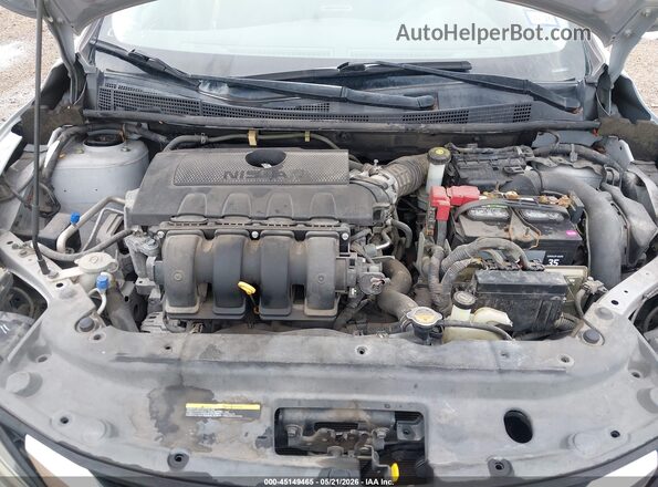 3N1AB7AP6JL633449 2018 NISSAN SENTRA Silver Widok z tyłu