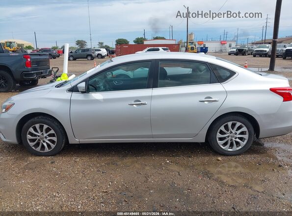 3N1AB7AP6JL633449 2018 NISSAN SENTRA Silver Widok wnętrza 360 stopni