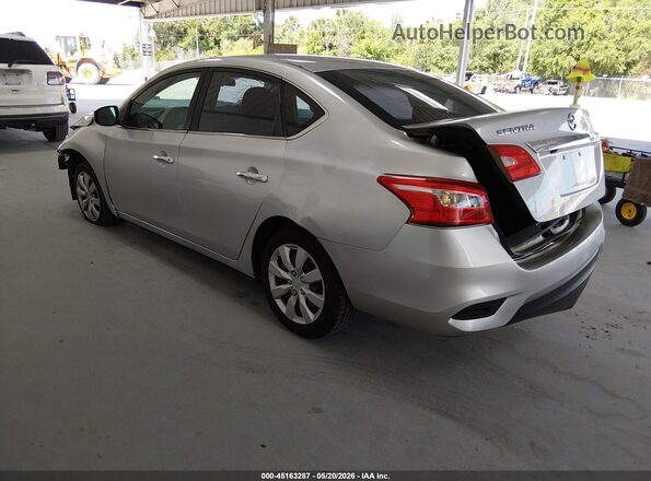 3N1AB7AP6JY212575 2018 NISSAN SENTRA Silver Задня ліва чверть