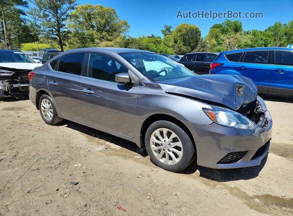 3N1AB7AP6JY213662 2018 NISSAN SENTRA Gray 