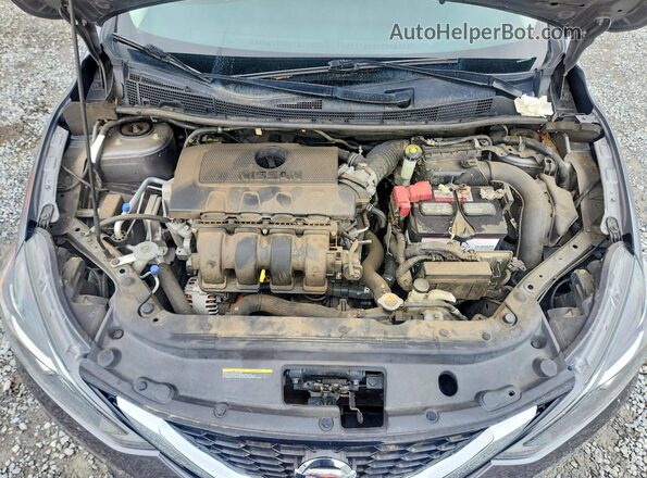 3N1AB7AP6JY258908 2018 NISSAN SENTRA Gray Widok wnętrza z tyłu