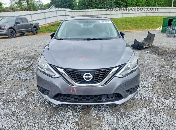 3N1AB7AP6JY258908 2018 NISSAN SENTRA Gray Widok z przodu