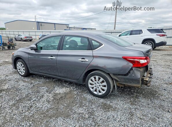 3N1AB7AP6JY258908 2018 NISSAN SENTRA Gray Tył lewy