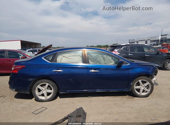 3N1AB7AP6JY328150 2018 NISSAN SENTRA Blue Vista interior trasera