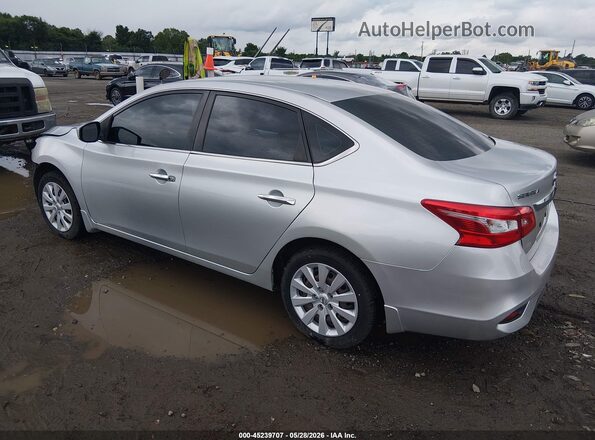 3N1AB7AP6JY337737 2018 NISSAN SENTRA Silver Tył lewy