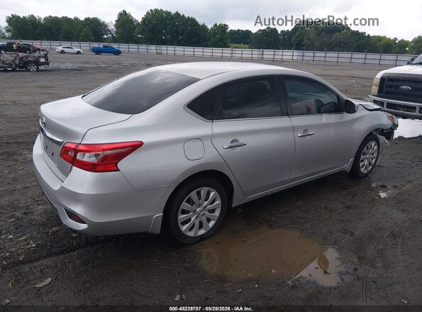 3N1AB7AP6JY337737 2018 NISSAN SENTRA Silver Tył prawy