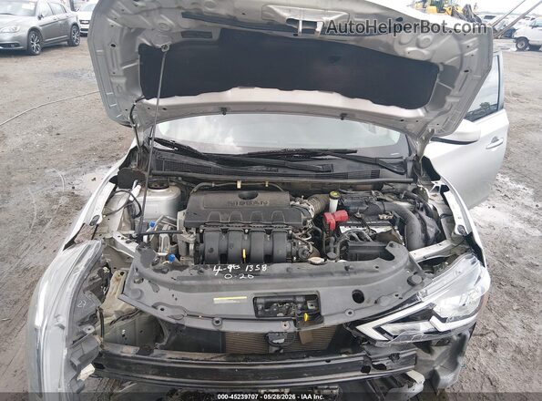 3N1AB7AP6JY337737 2018 NISSAN SENTRA Silver Widok z tyłu