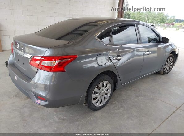 3N1AB7AP6JY338306 2018 NISSAN SENTRA Gray Tył prawy